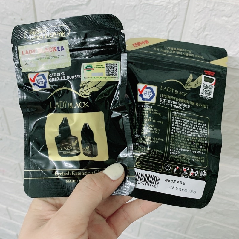 Keo nối mi ladyblack hàng xịn, keo mi lady black loại 1