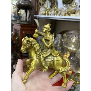 Tượng con khỉ  mã thượng phong Hầu bằng đồng thau cỡ nhỏ
