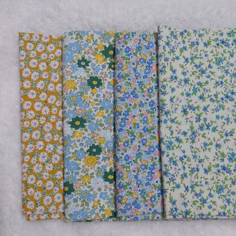 VẢI TWILL THÔ COTTON HOA NHÍ