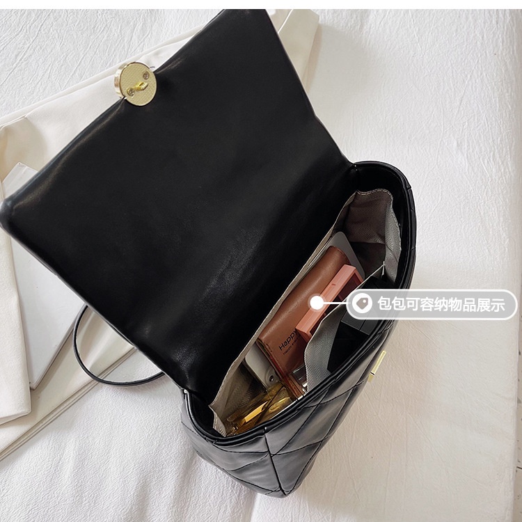 Túi Đeo JASMIN NOIR Chéo Họa Tiết Caro Phong Cách Retro Thời Trang Cho Nữ