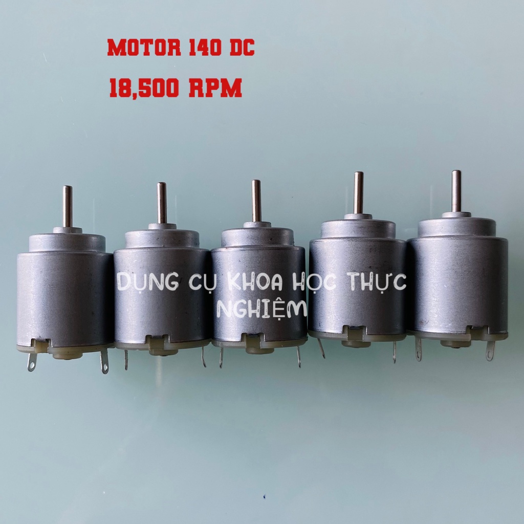 Bộ 5 motor 140 mô tơ mini 1,2V - 3V điện áp thấp tốc độ cao chất lượng cao - KH0006