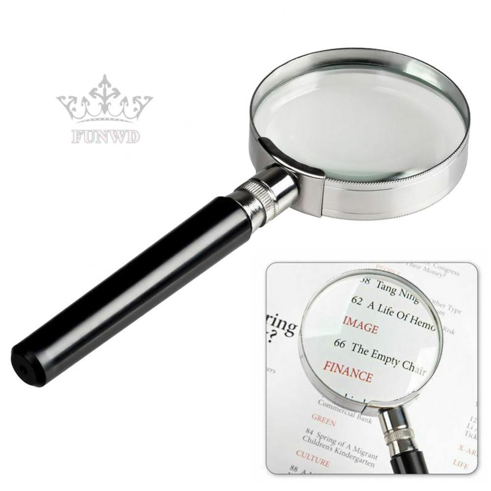【FUNWD】Magnifier Magnifying 10X 2inch Compact Handheld Lightweight Magnification