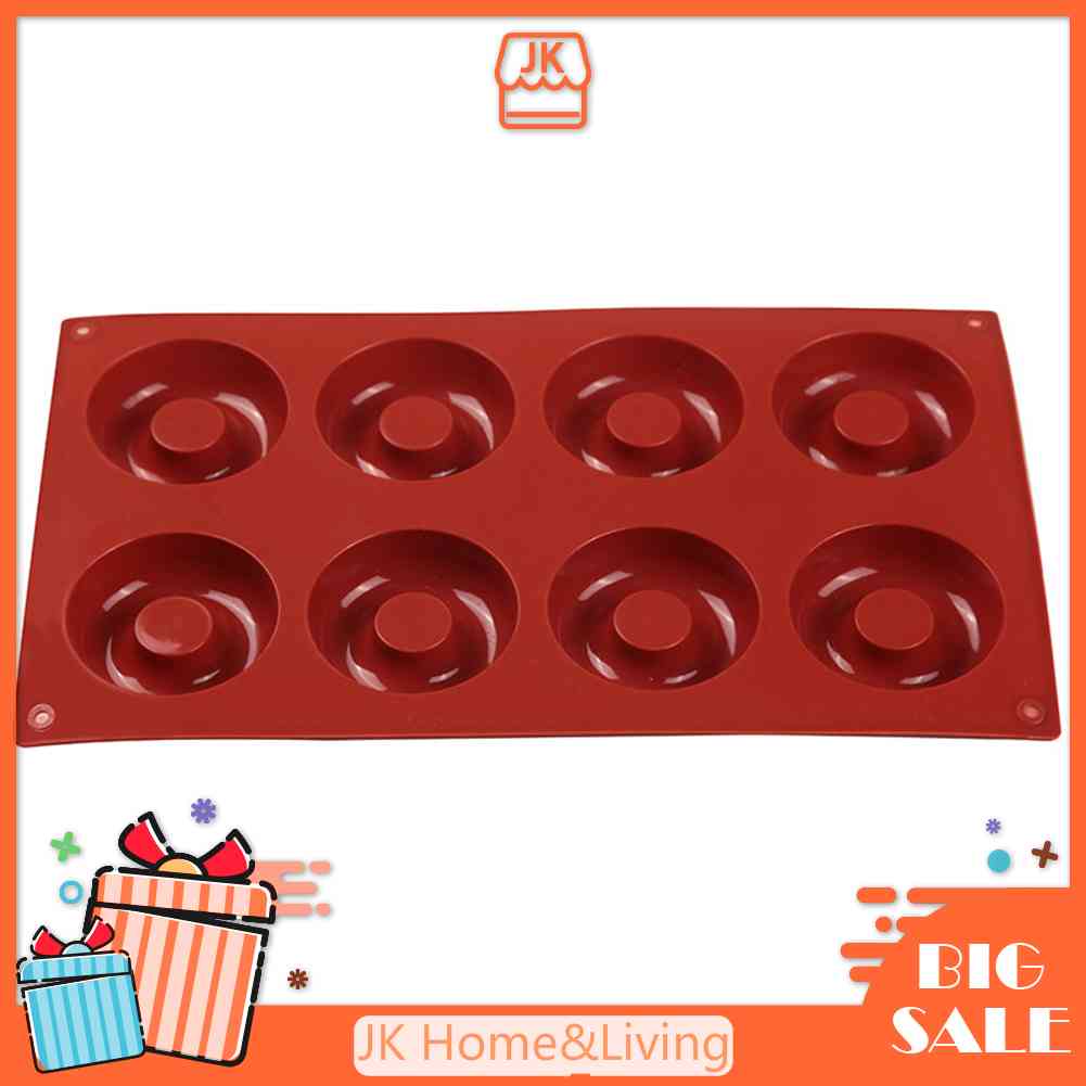 Khuôn Làm Bánh Donut DIY Bằng Silicone Tiện Lợi Dành Cho Nhà Bếp
