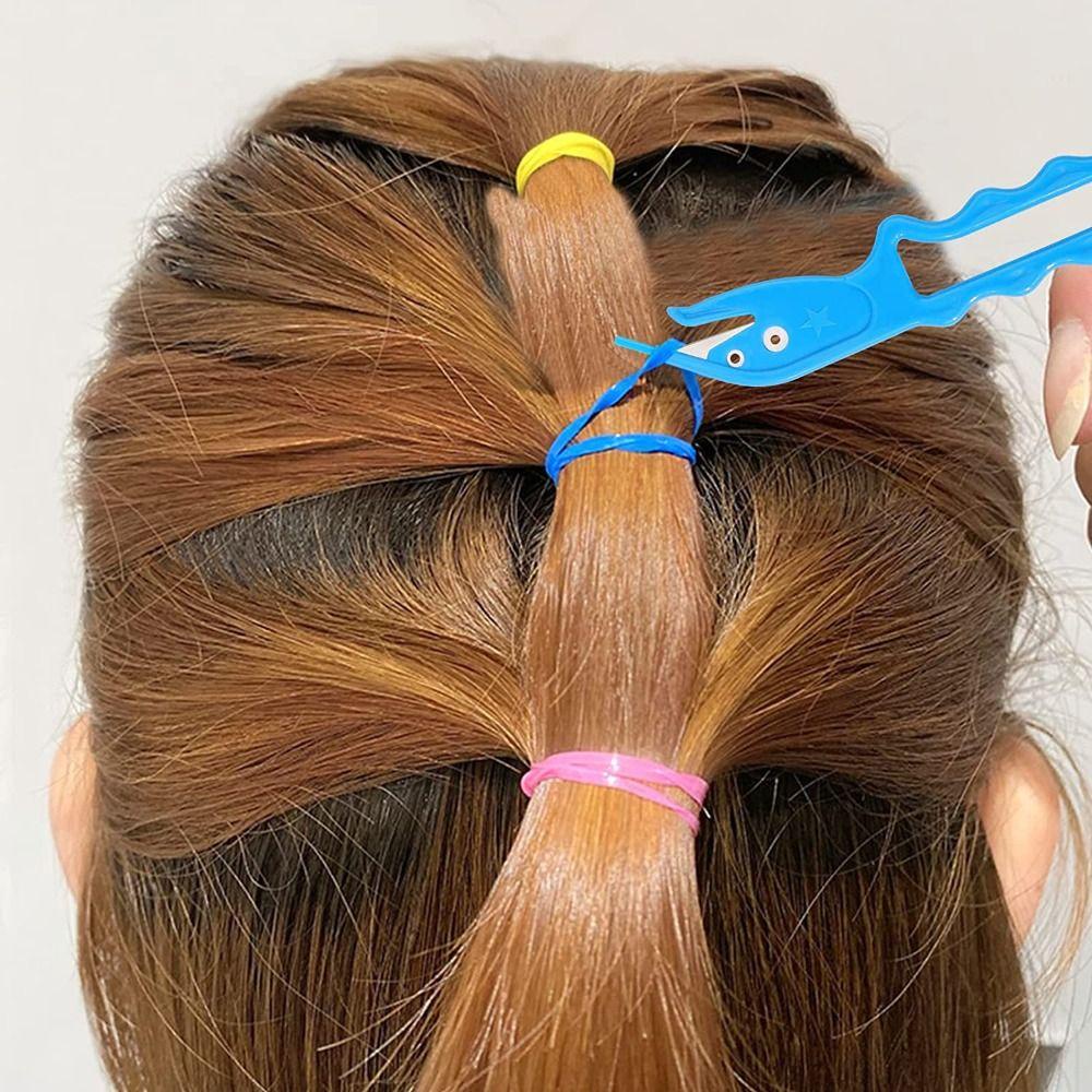 Bộ 8 Dây Cột Tóc Co Giãn Dễ Tẩy Trang Cho Bé Gái