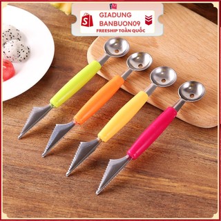 Dao tỉa hoa quả nhiều mầu - Dao tỉa hoa quả 2 đầu inox cực bền 🍉 #tỉa hoa quả 🍉