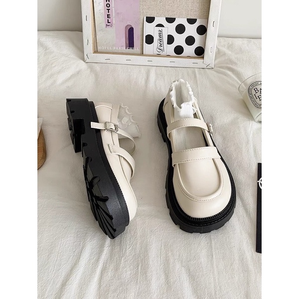 Giày Oxford nữ sinh dáng basic siêu xinh bản nâng cấp