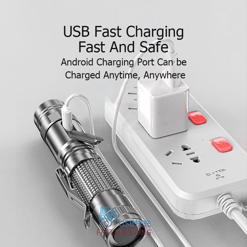 SmilingShark L21 Đèn Pin Siêu Sáng 1500Lumen 5 Chế Độ Sáng Tiện Dụng