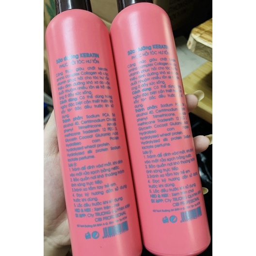 Xịt dưỡng keratin Cibi 250ml