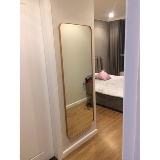 gương soi toàn thân viền nhôm bo bốn góc