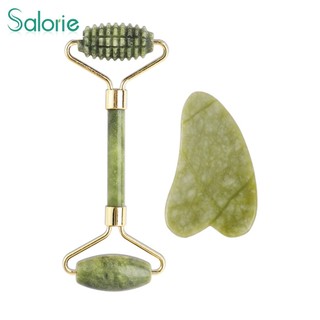Cây Lăn Mát Xa Mặt / Cơ Thể Bằng Đá Gouache Tự Nhiên Giúp Nâng Cơ Chăm Sóc Da