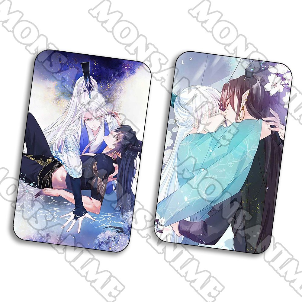 Ảnh card bo góc in hình MA TÔN MUỐN ÔM ÔM ver NẰM BL manhua thẻ bo viền 5*8cm anime chibi 1 tấm