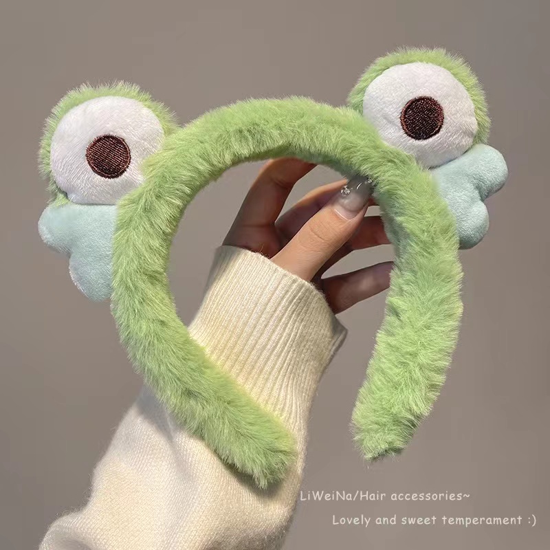 Băng Đô Cài Tóc Dễ Thương Vui Con Ếch Phụ Kiện Thời Trang Cho Nữ AB243