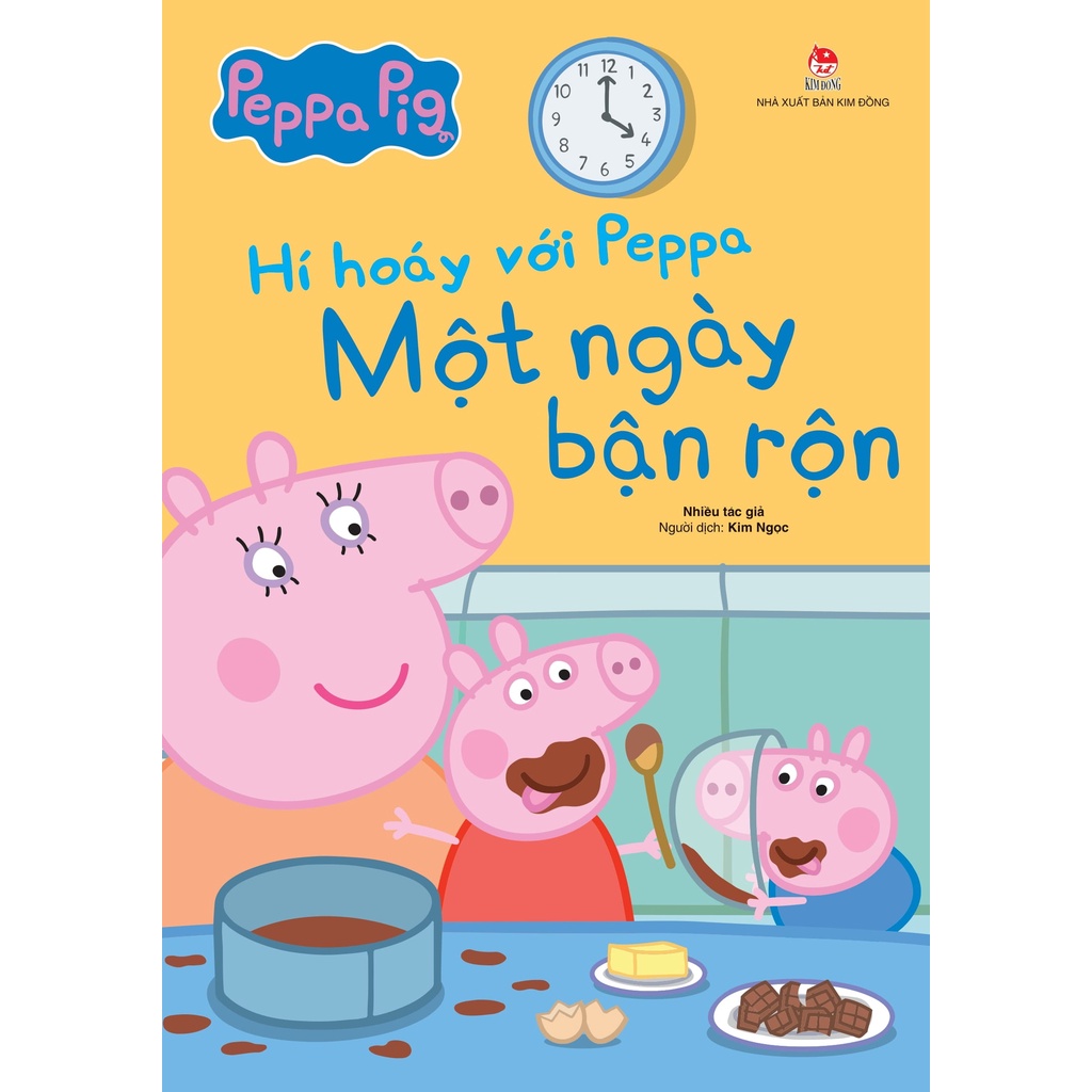 Sách - Hí hoáy với Peppa - Một ngày bận rộn