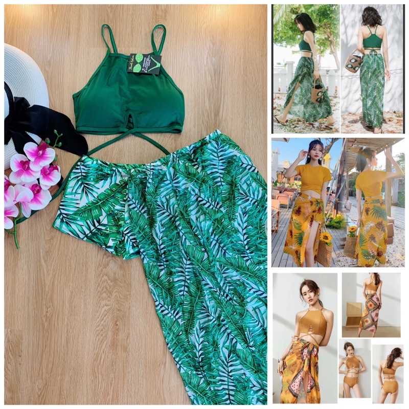 Đồ bơi 3 món. Hình chụp thật