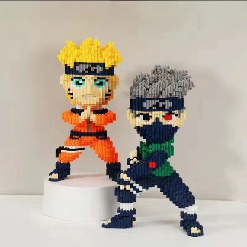 Lego Đồ Chơi Lắp Ráp 3D Hình Nhân Vật NARUTO và KAKASHI
