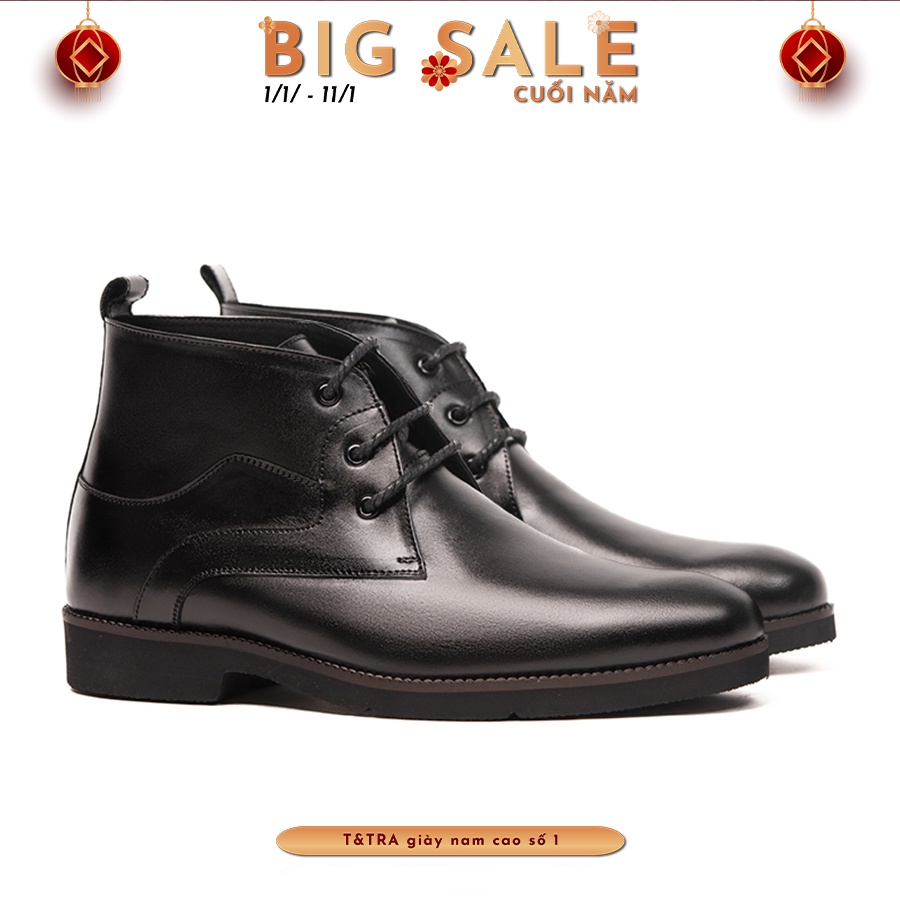 Giày Boots Cao Nam T&TRA S1078Đ
