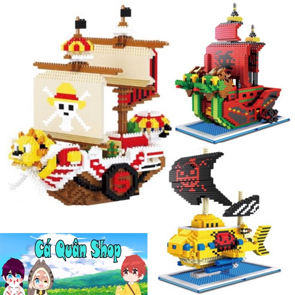 Lắp ráp mô hình tàu hải tặc sunny
