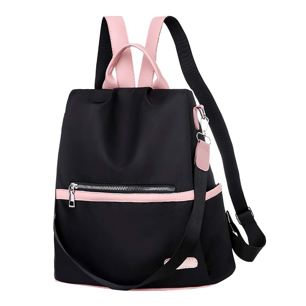 Ba Lô Đi Học Chống Trộm Đa Năng Màu Tương Phản Phiên Bản Hàn Quốc Mới HYOY JP HB