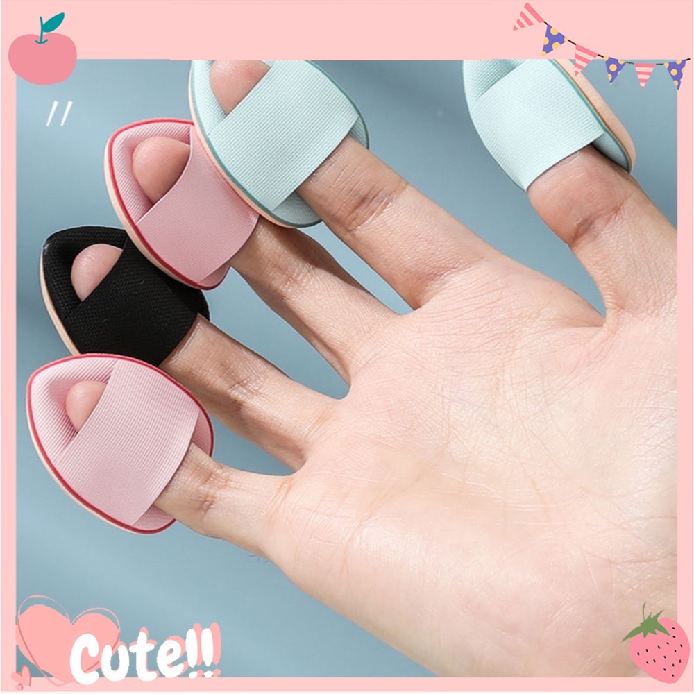 1 Mút Trang Điểm Hình Ngón Tay Cỡ Nhỏ Che Khuyết Điểm Bắt Sáng - Thỏ Beauty
