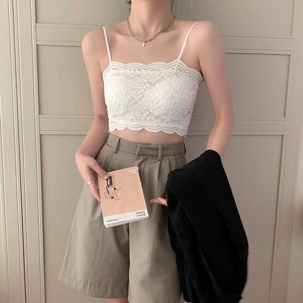 OCEANMAP Áo Ống Không Đường May Thoáng Khí Màu Trơn Có Đệm Ngực Cho Nữ