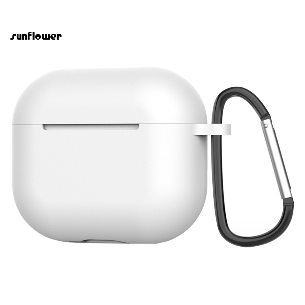 Bộ vỏ bảo vệ hộp sạc tai nghe LENOVO bằng silica gel chống thất lạc thích hợp cho Airpods 3