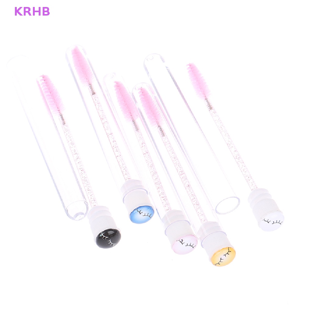 Bộ 5 Cọ Trang Điểm Lông Mày Chống Bụi Dùng Một Lần Tiện Dụng