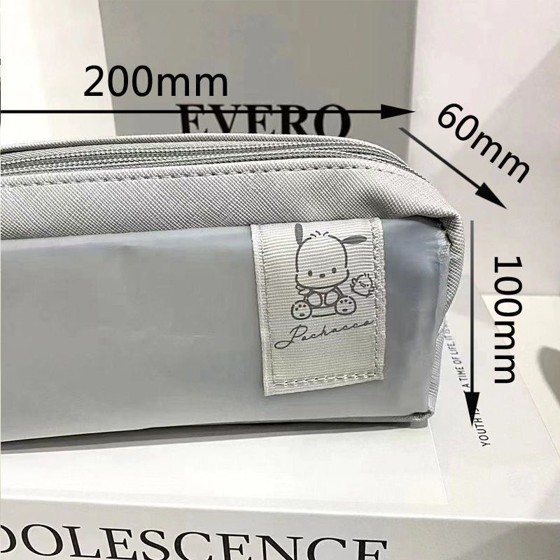 Bóp Hai Lớp Bề Mặt Thô In Họa Tiết Hoạt Hình Dễ Thương Kích Thước Lớn