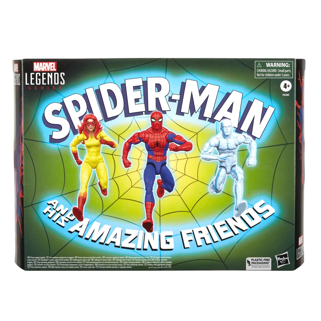 🌟Spider-Man and His Amazing Friends🌟Mô hình HasbroϟMarvel Legends Series 6-inchϟSpider-Man 60th Anniversary