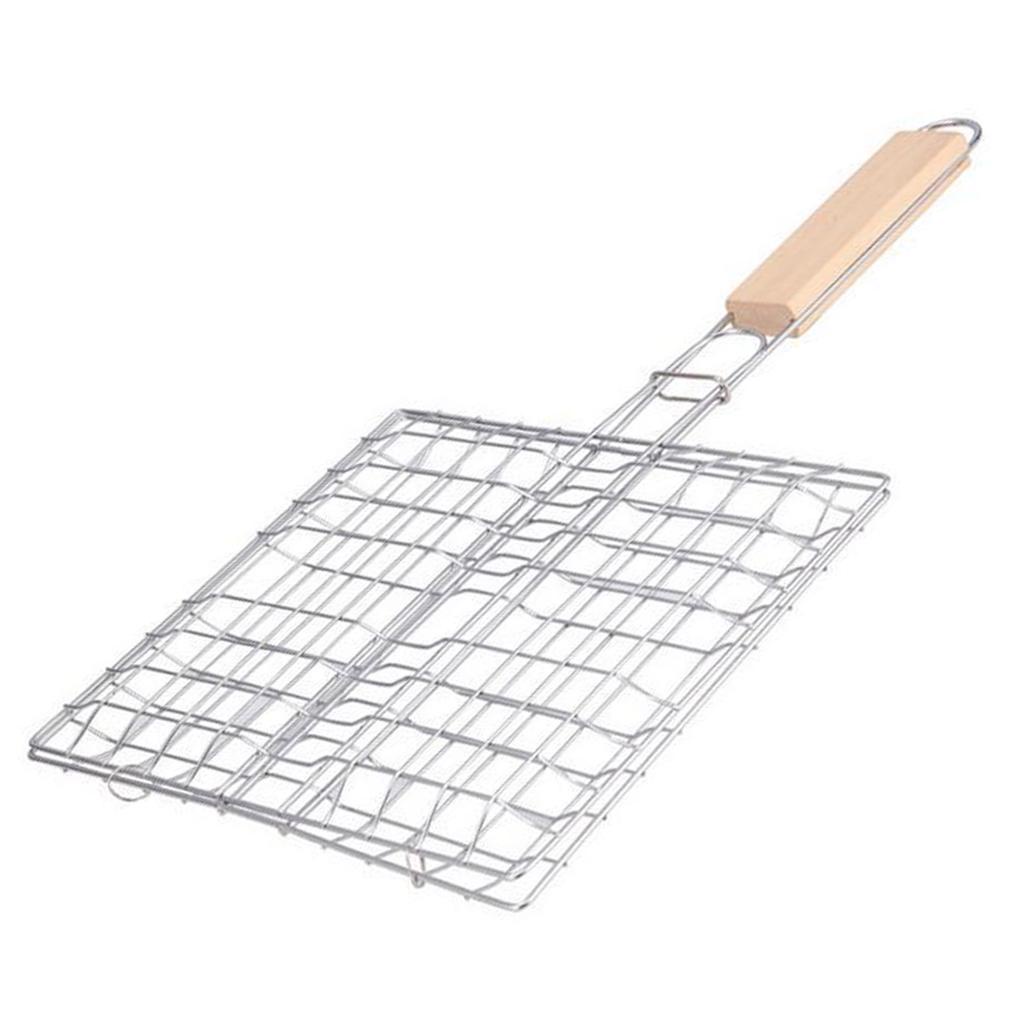 Giá Đỡ Nướng BBQ Bằng Thép Không Gỉ Tiện Dụng Mang Theo Du Lịch Dã Ngoại