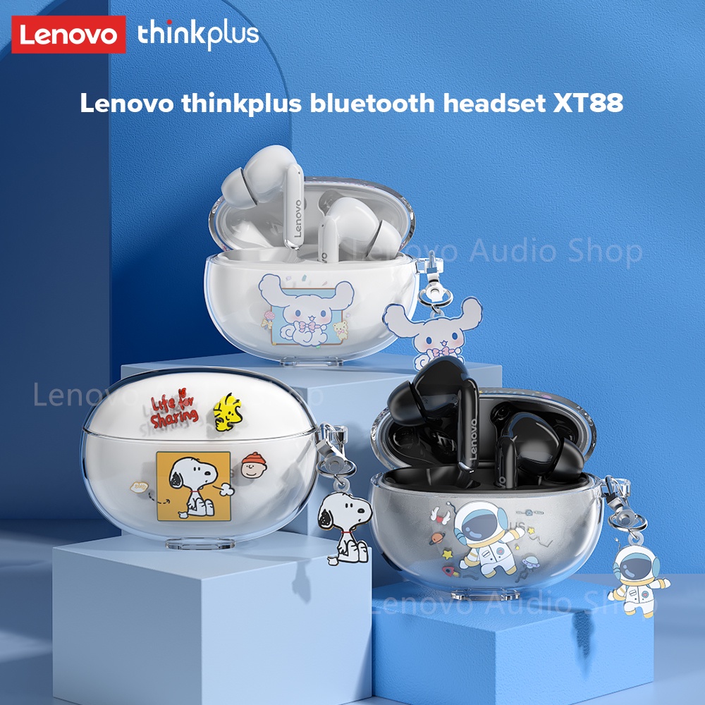 Tai Nghe Không Dây Lenovo XT88 TWS Bluetooth Mini Nửa Thân Siêu Dài Dễ Thương Kèm Mic