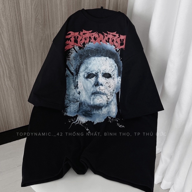 Áo Phông Hình Mặt Người Cực Ngầu Dáng Thụng From Rộng