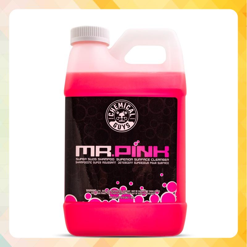Nước rửa xe TẠO BÓNG thương hiệu CHEMICAL GUYS MR PINK - can nhỏ 1.9L (64oz)