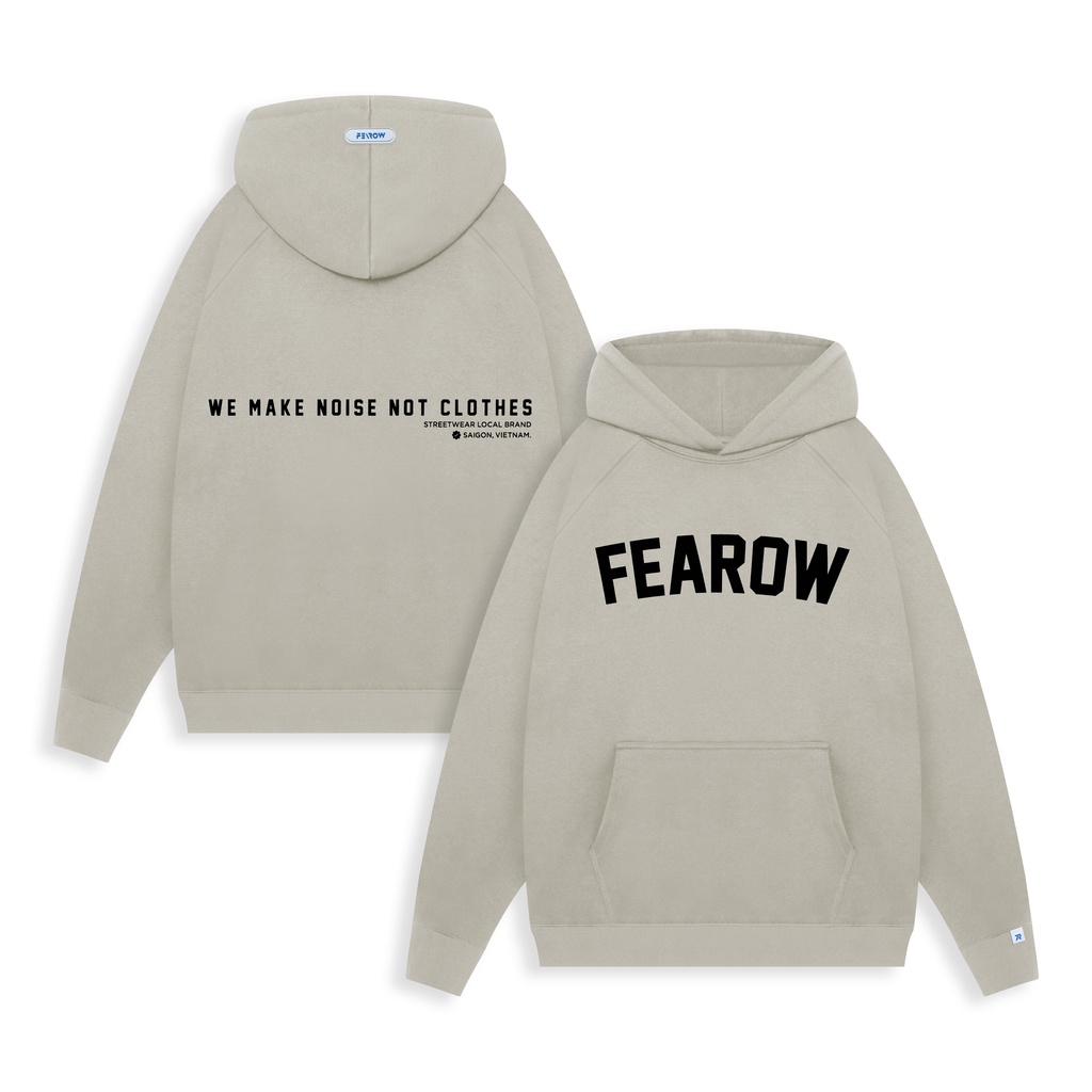 Áo Khoác Hoodie Fearow Noisy / Xám Sáng - AHF2001