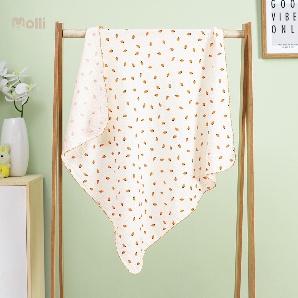Khăn Tắm Xô Sợi Tre Đa Năng Oganic Molli- Hàng Made In Việt Nam