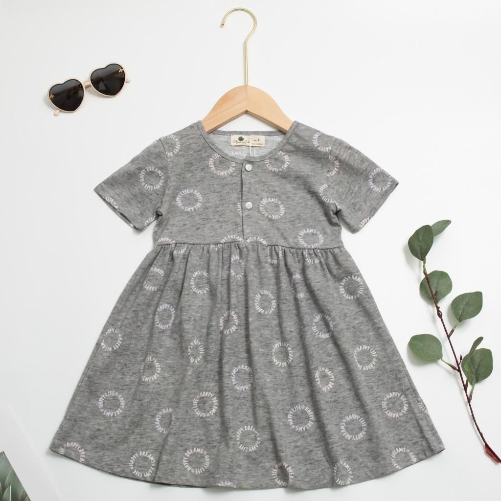 Váy bé gái chất cotton, đầm bé gái size 2-12 tuổi, đầm trẻ em SUNKIDS1 có nhiều màu