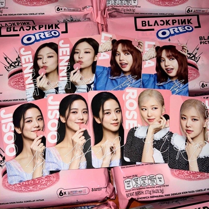 Sẵn Bánh Oreo Blackpink Kèm Card