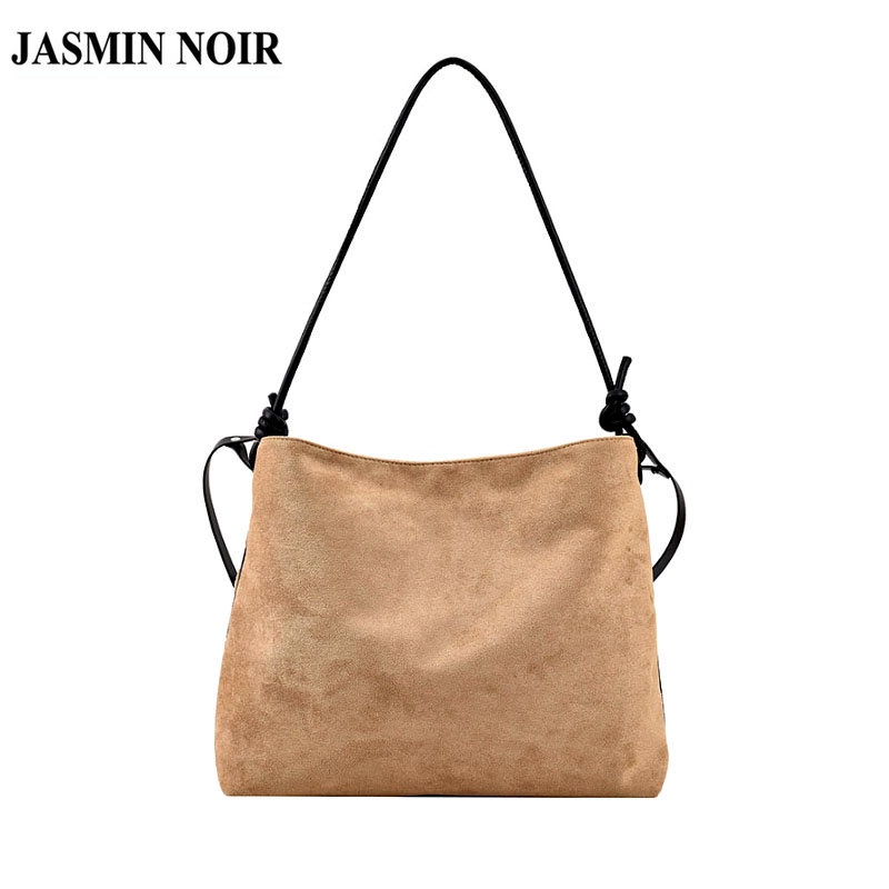 Túi Xách JASMIN NOIR Da Lộn Đeo Chéo Thời Trang Dành Cho Nữ