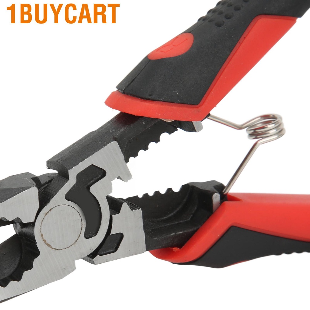 1buycart Compound Action Cutting Pliers CRV Labor Saving Powerful Industrial Tools for Metal