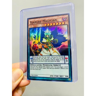 [ Dưa Hấu Yugioh ] Lá bài thẻ bài Xiangke Magician – Super Rare - Tặng bọc bài nhựa bảo quản
