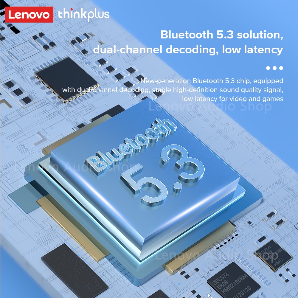 Tai Nghe Không Dây Lenovo XT88 TWS Bluetooth Mini Nửa Thân Siêu Dài Dễ Thương Kèm Mic