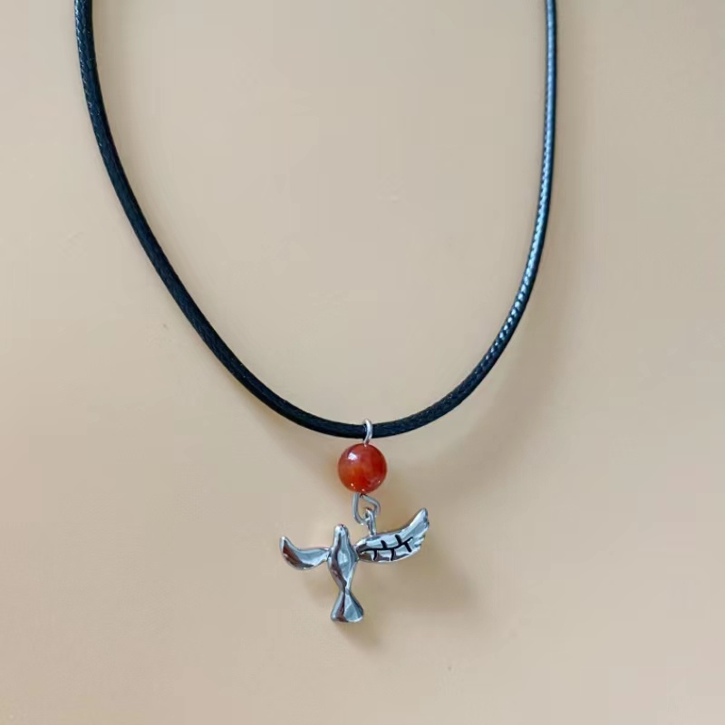 Vòng cổ Mặt Hình Thẻ Bài Hàn Quốc Snowdrop Jung Hae In pigeon 3 Màu Sắc Tùy Chọn Làm Quà Tặng Giáng Sinh Cho Nam Và Nữ