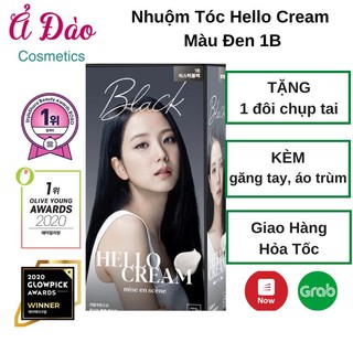 Thuốc nhuộm tóc BalckPink màu đen tuyền 1B | Thuốc nhuộm tóc phủ bạc Mise En Scence Hàn Quốc