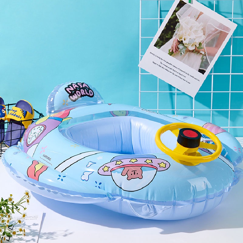 Loco Phao Bơi Bơm Hơi Bằng PVC Dày Dặn Hình Cá Dễ Thương Cho Bé