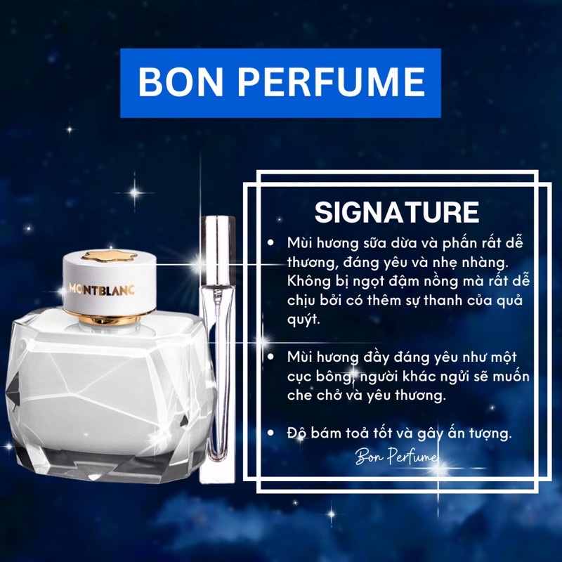 Nước hoa Montblanc Signature 10ml