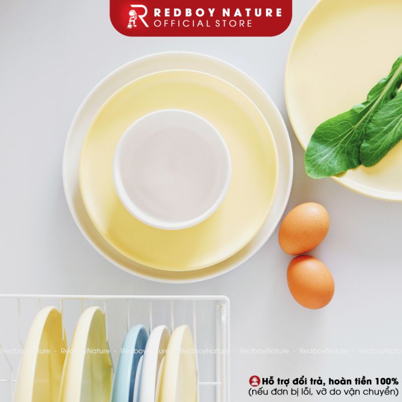Dĩa gốm màu pastel