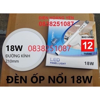 Đèn led ốp trần Tròn 18w siêu sáng - ốp nổi