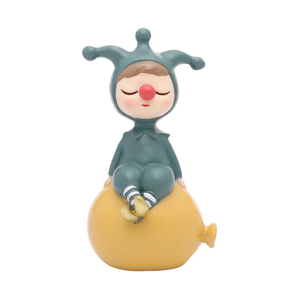 Clown Figure Resin Decoration Figures Doll Toy Statue Figurine Desktop