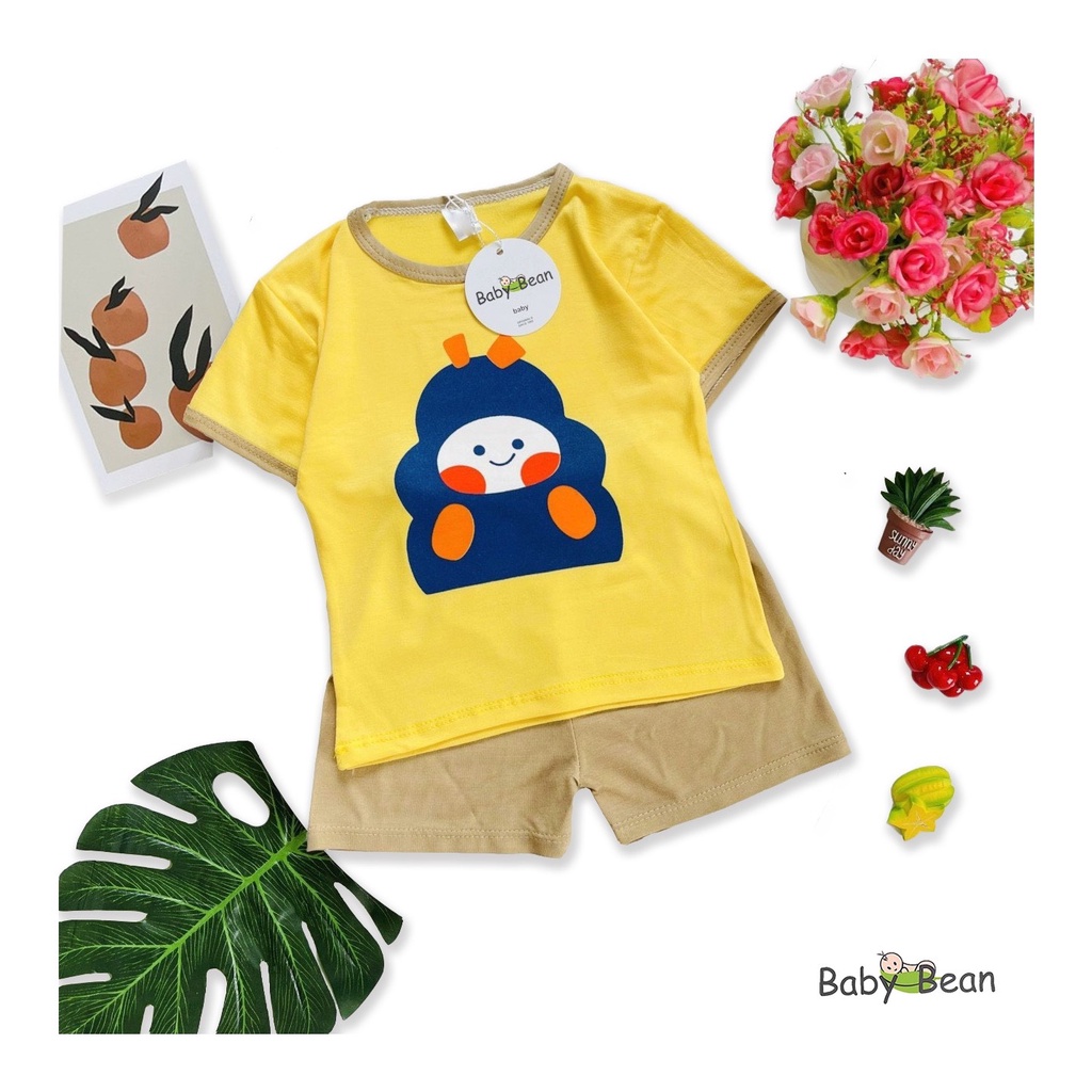 Bộ Đồ Thun Lạnh Tay Ngắn Quần Ngắn Bé Sơ Sinh Gái BabyBean MÀU NGẪU NHIÊN (7kg-13kg)