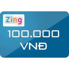 Thẻ nạp Zgingg 100k