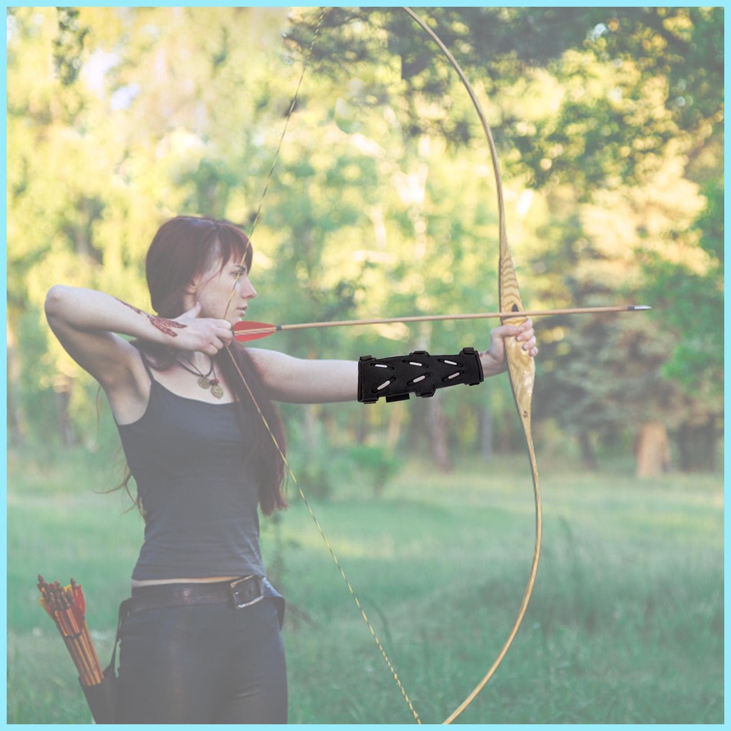 Đệm Bảo Vệ Cánh Tay Bằng Vải Tổng Hợp Hai Mặt Hỗ Trợ Bắn Cung tdevn